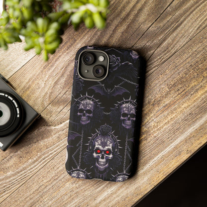 Skull & Red-Eye Gothic Phone Case