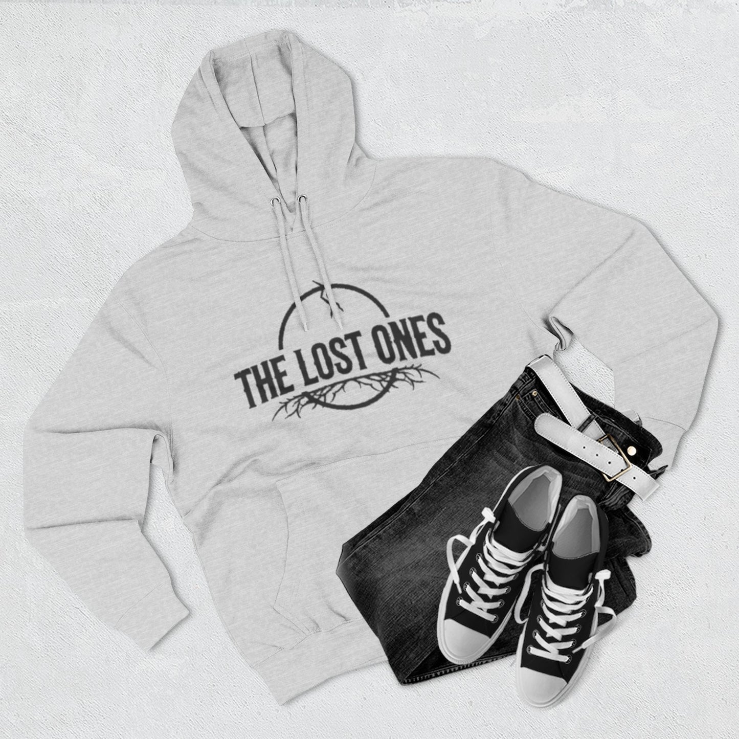 The Lost Ones Hoodie - Minimal Emblem Fleece Pullover