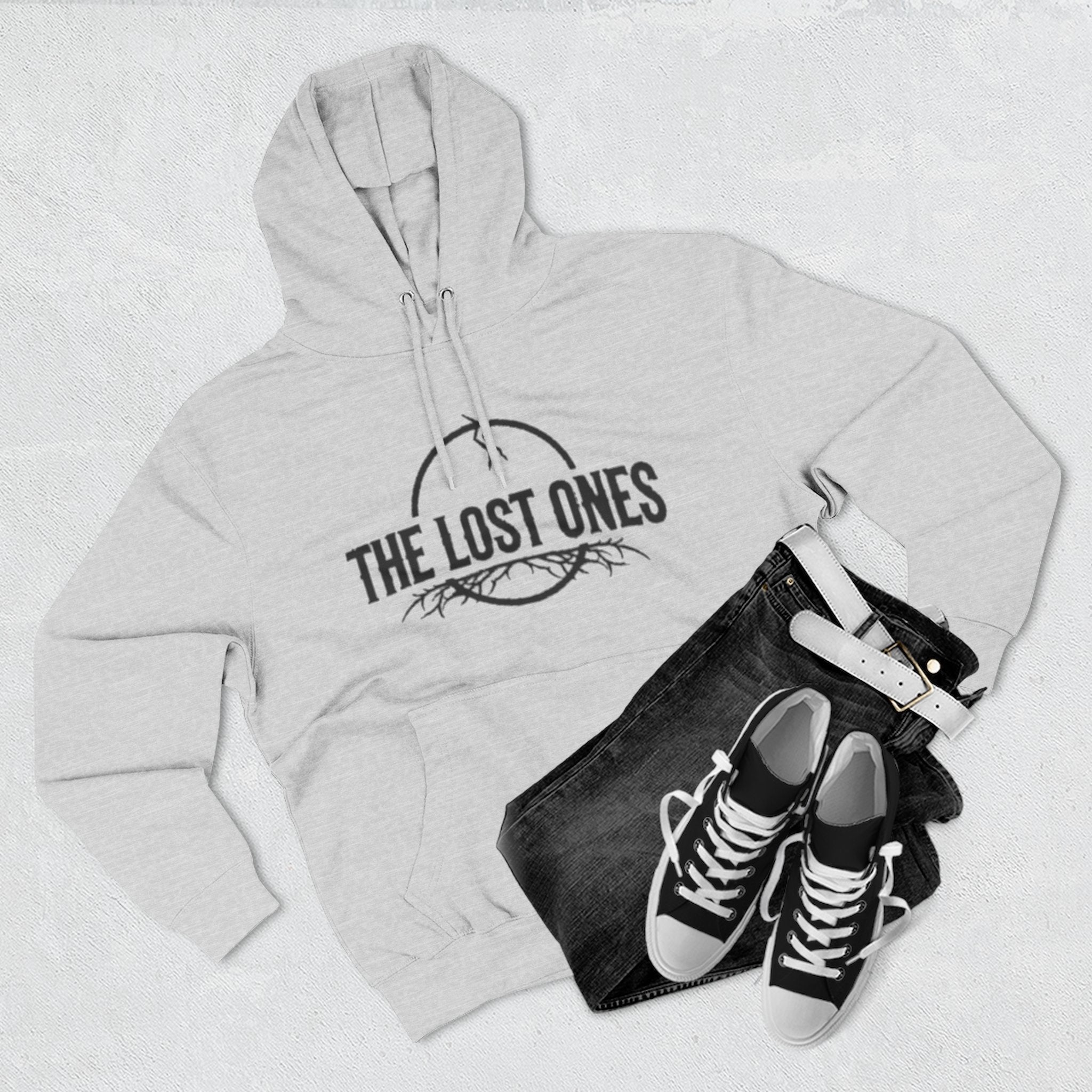 The Lost Ones Hoodie - Minimal Emblem Fleece Pullover
