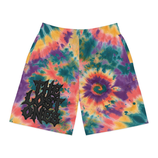 Tie-Dye Spiral Men's Jogger Shorts