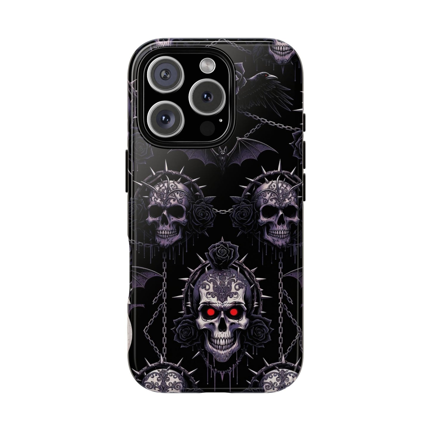 Skull & Red-Eye Gothic Phone Case