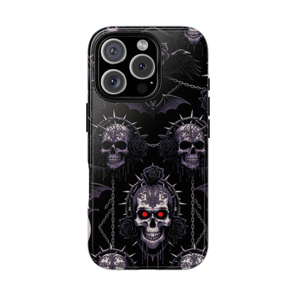 Skull & Red-Eye Gothic Phone Case