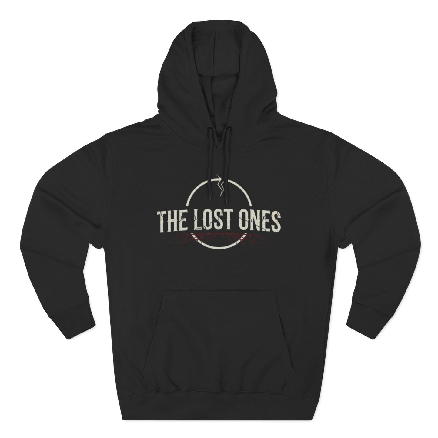 Skull Band Hoodie "The Lost Ones" - Gothic Rock Fleece Pullover