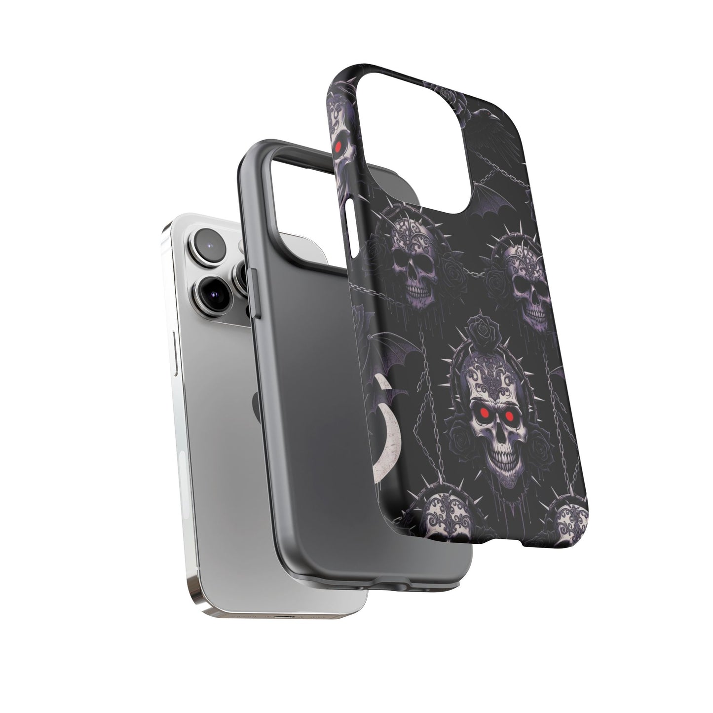 Skull & Red-Eye Gothic Phone Case