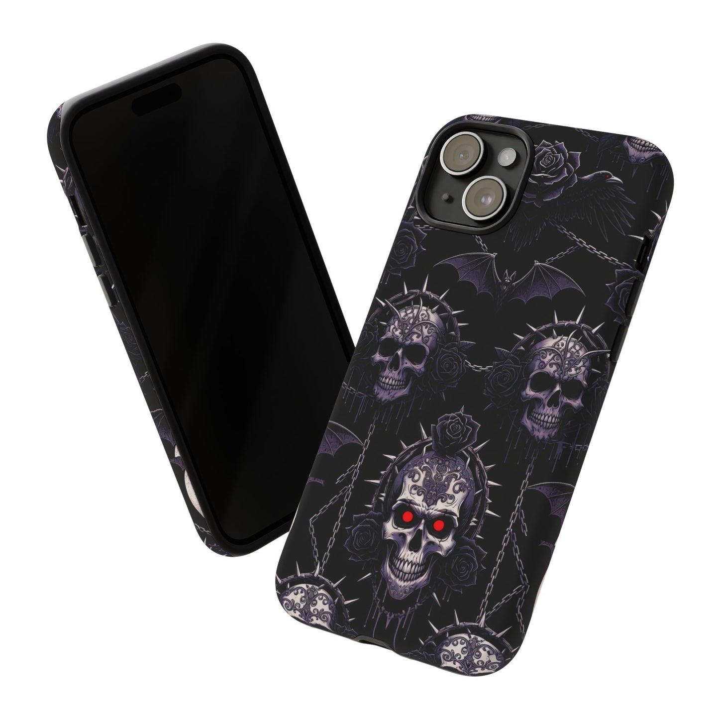 Skull & Red-Eye Gothic Phone Case