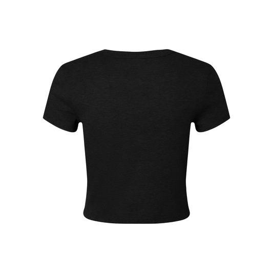 Cannabis Heart Micro Rib Baby Tee