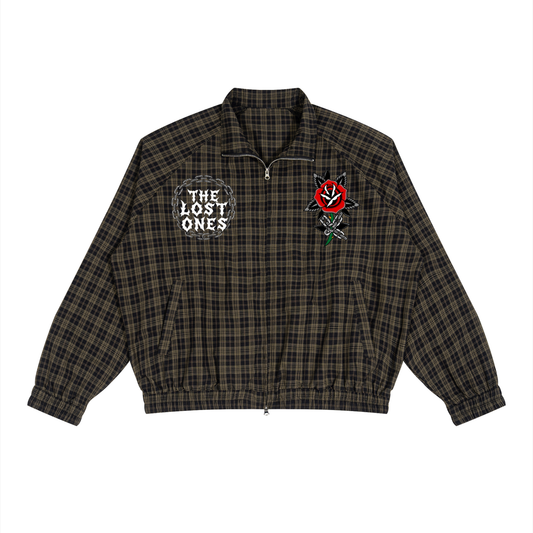 Trad Plaid Full-Zip Track Jacket