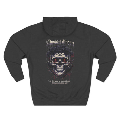 Skull Band Hoodie "The Lost Ones" - Gothic Rock Fleece Pullover