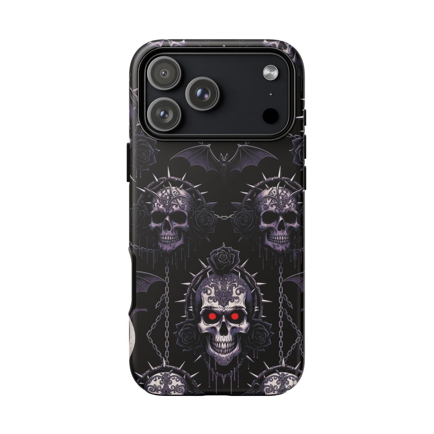Skull & Red-Eye Gothic Phone Case