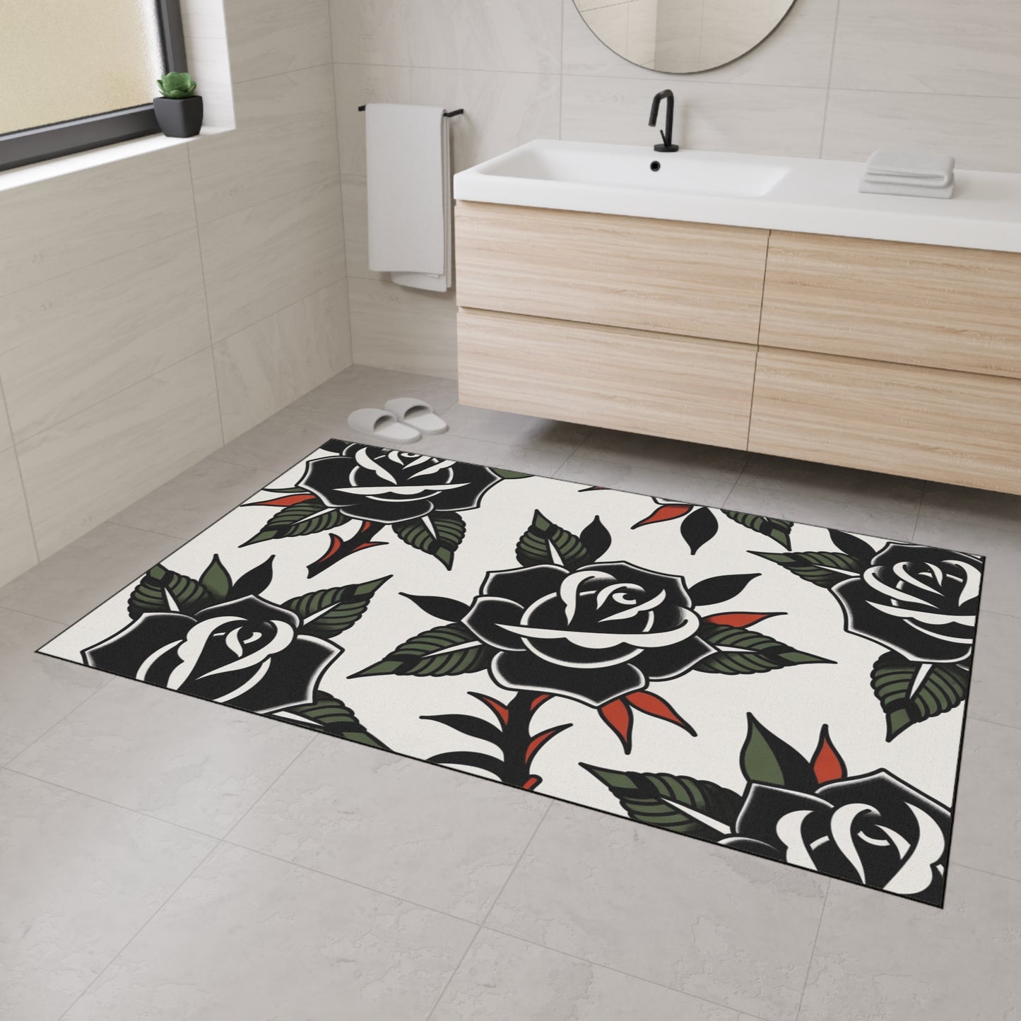 Black Rose Heavy Duty Floor Mat