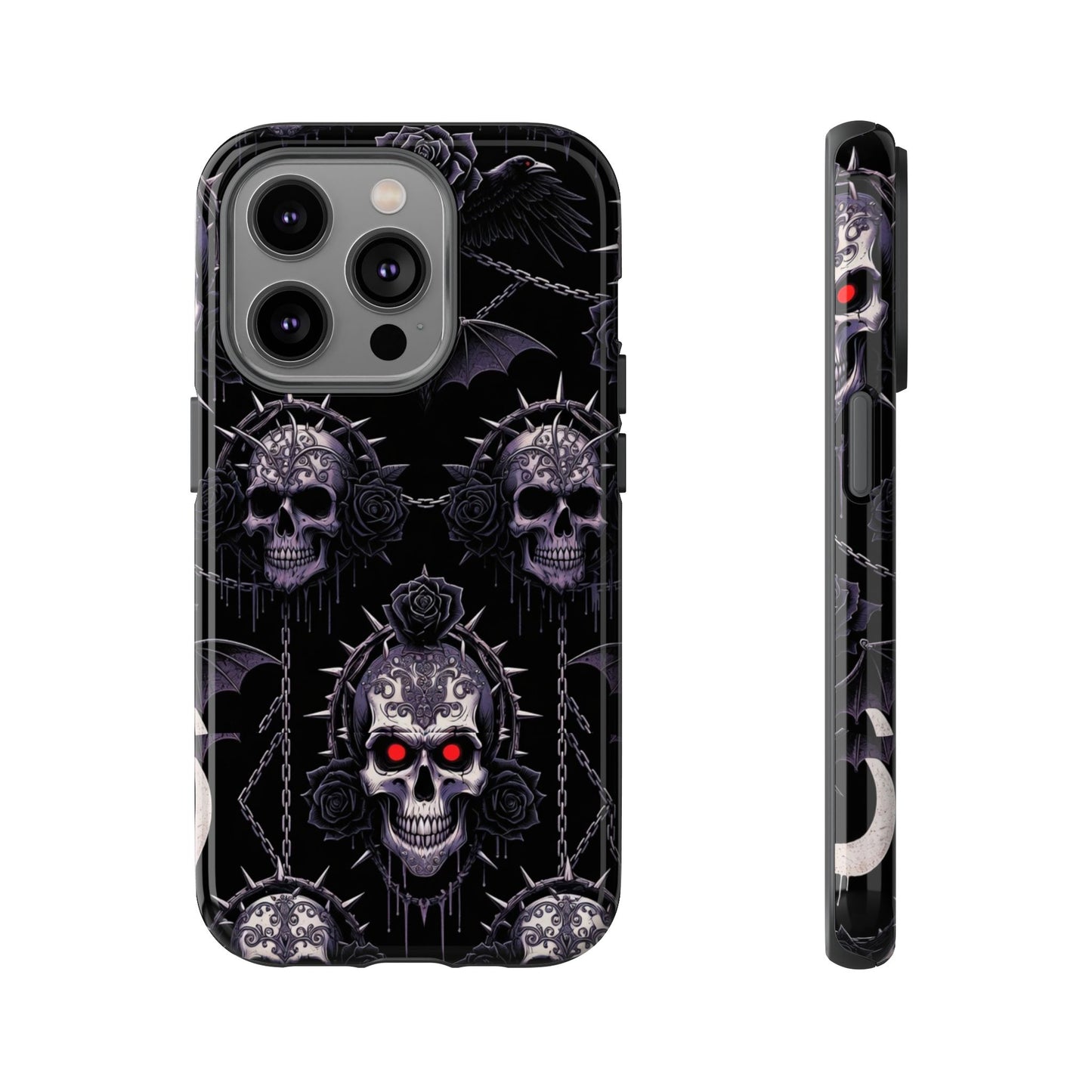 Skull & Red-Eye Gothic Phone Case