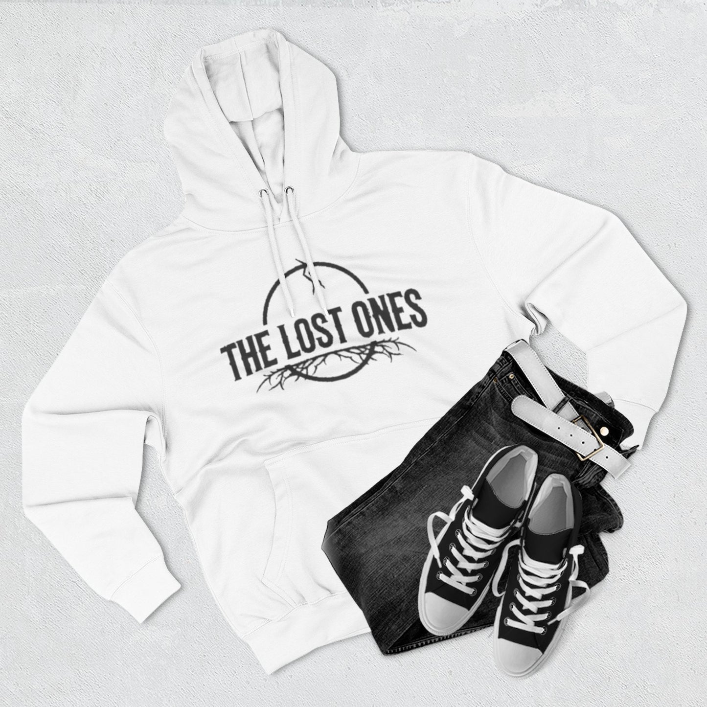 The Lost Ones Hoodie - Minimal Emblem Fleece Pullover