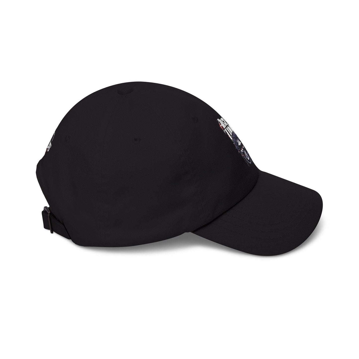 Abyssal Thorn Skull Dad Cap — The Lost Ones Embroidered Black Hat