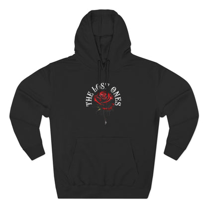 Lost Ones Hoodie — Gothic Rose & Raven Graphic Fleece Hoodie