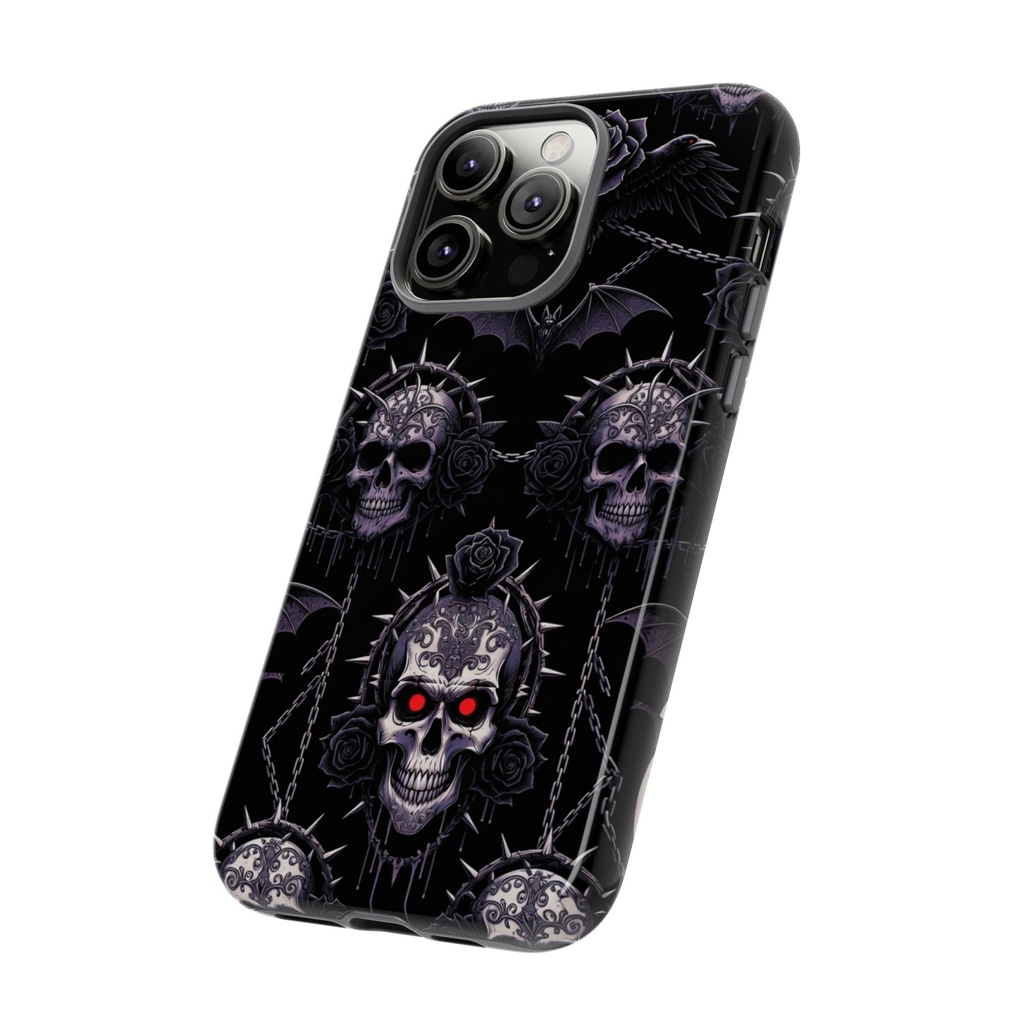 Skull & Red-Eye Gothic Phone Case