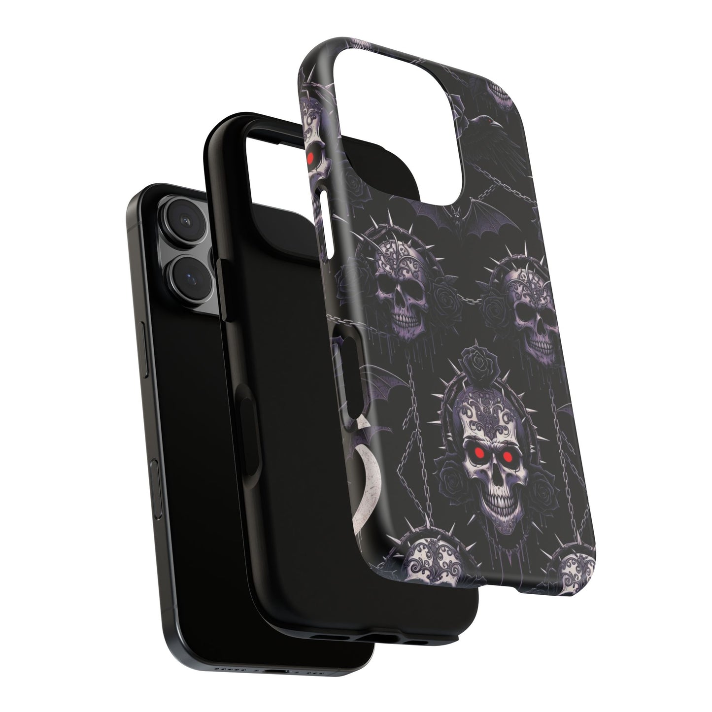 Skull & Red-Eye Gothic Phone Case