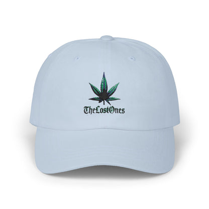 Embroidered Cannabis Leaf Dad Cap — "TheLostOnes" Streetwear Hat