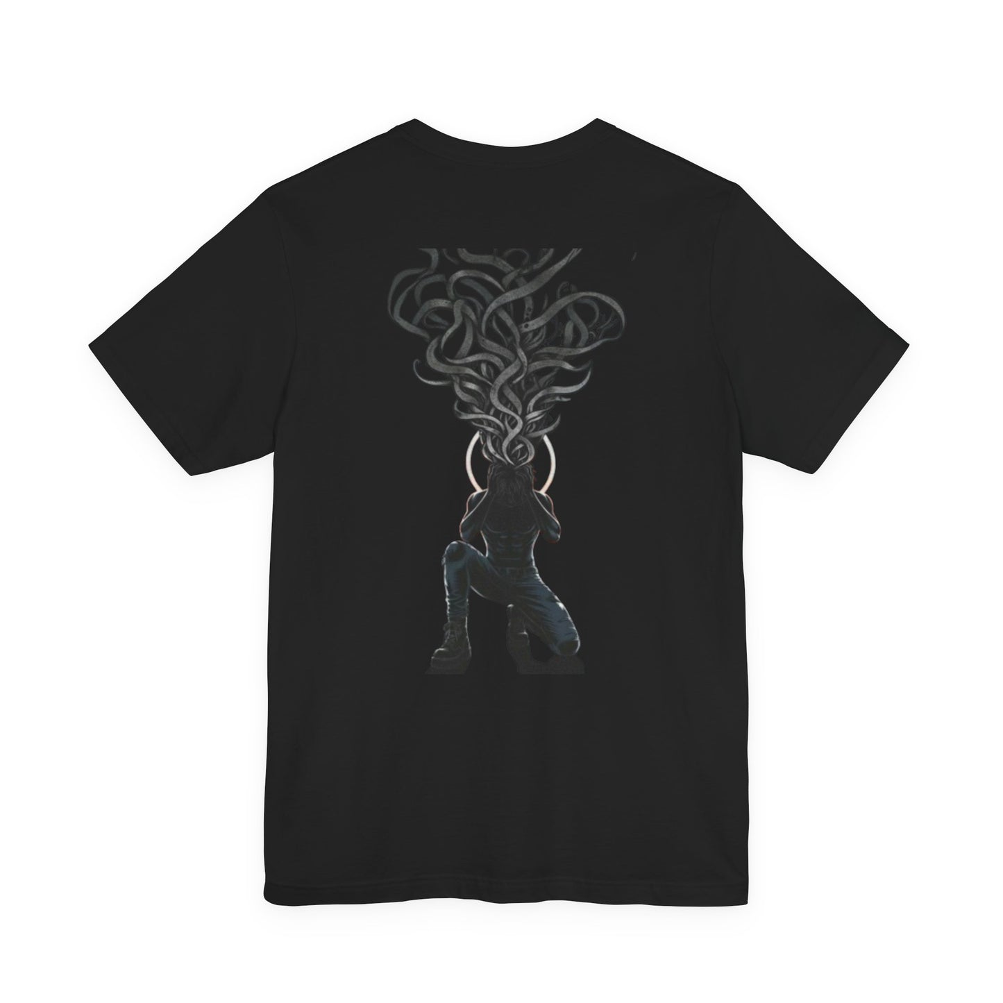 Heavy Heart Steady Steps Tee — Moody Illustration Graphic T‑Shirt