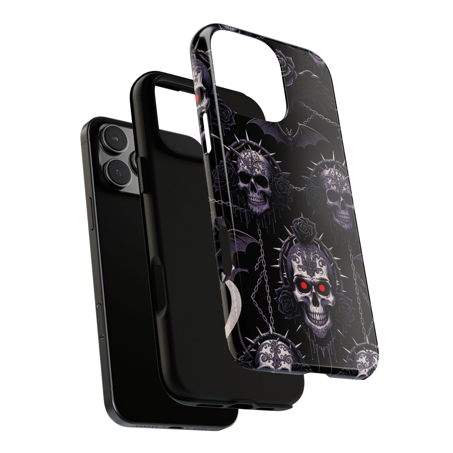 Skull & Red-Eye Gothic Phone Case