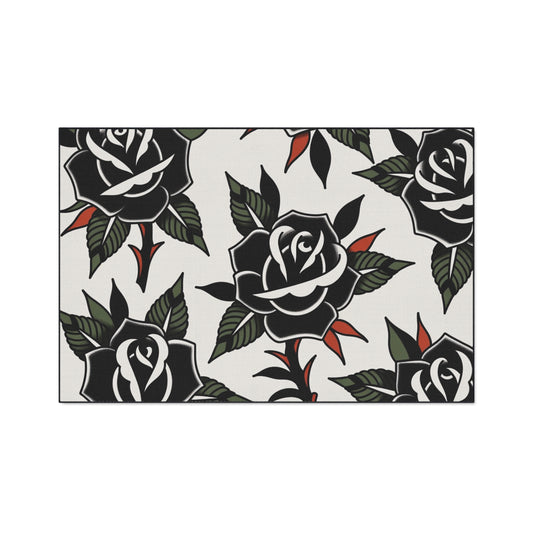 Black Rose Heavy Duty Floor Mat
