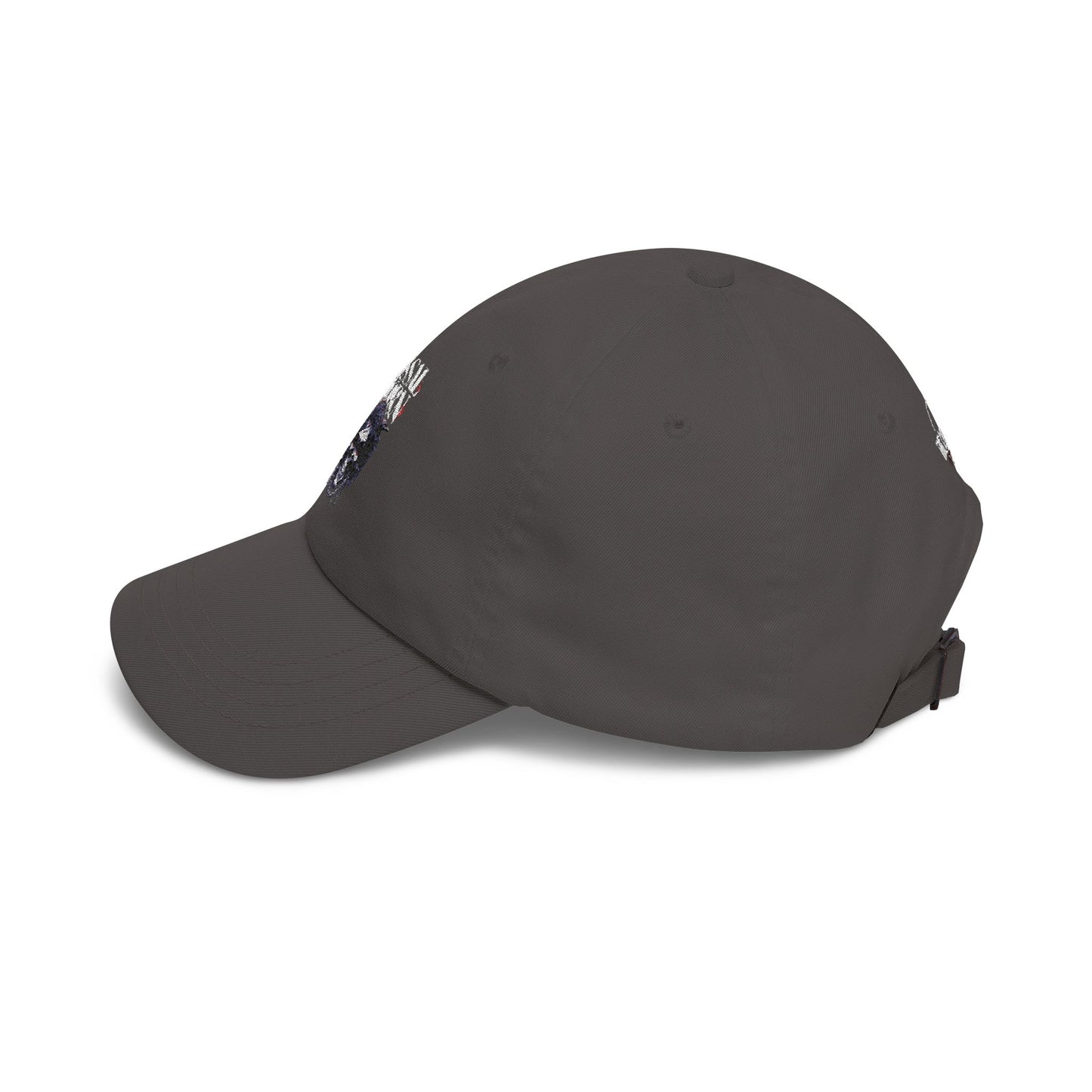 Abyssal Thorn Skull Dad Cap — The Lost Ones Embroidered Black Hat