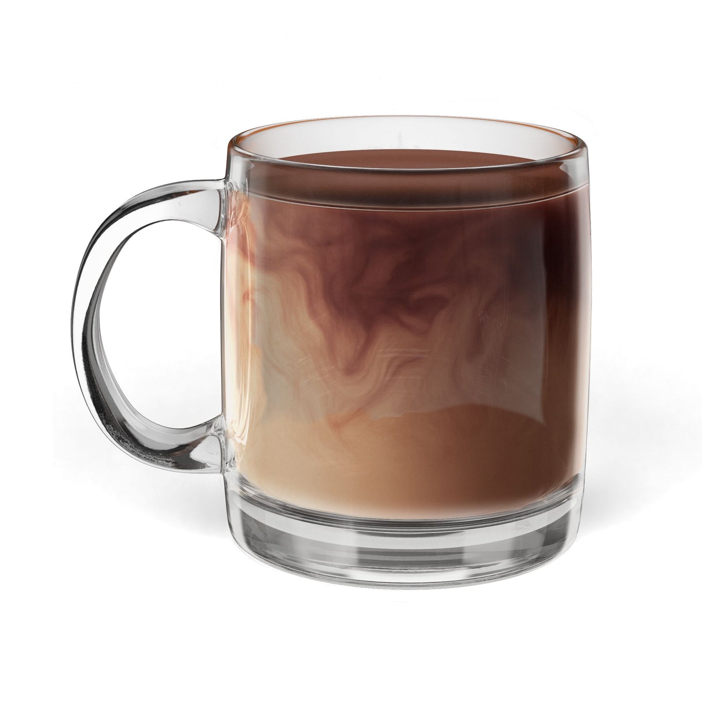 Engraved Glass Coffee Mug 12.25oz — Clear Personalized Tea & Espresso Cup
