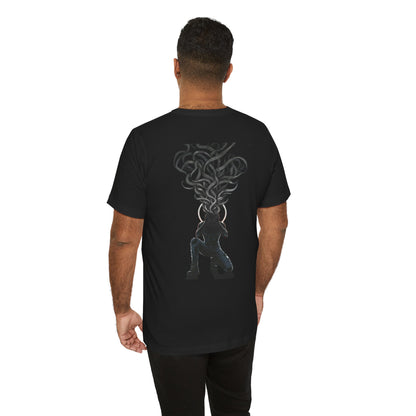 Heavy Heart Steady Steps Tee — Moody Illustration Graphic T‑Shirt