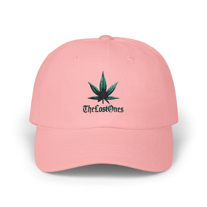 Embroidered Cannabis Leaf Dad Cap — "TheLostOnes" Streetwear Hat