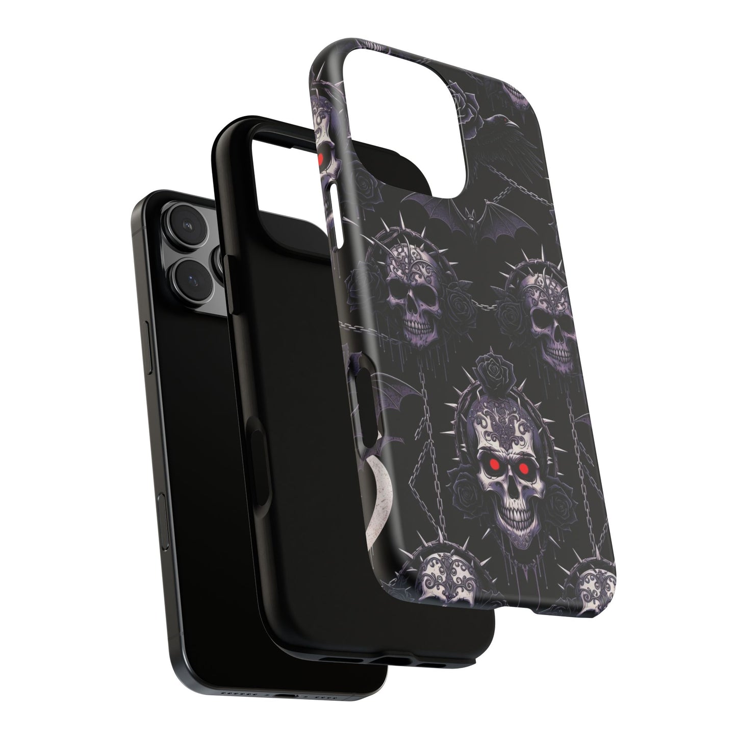 Skull & Red-Eye Gothic Phone Case
