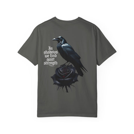 Gothic Rose & Raven T-Shirt — "The Lost Ones"