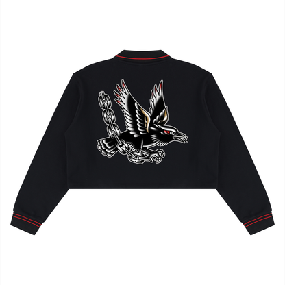 Women’s Crop Collared Sweatshirt
