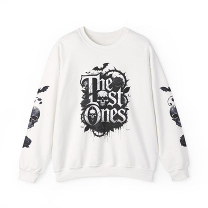 Crewneck Sweatshirt — "The Lost Ones" Gothic Skull & Bats Pullover