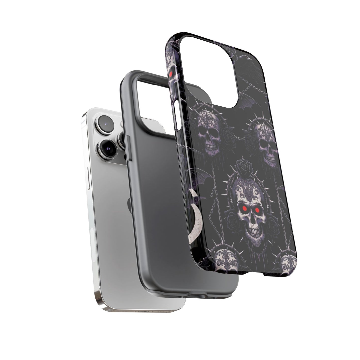 Skull & Red-Eye Gothic Phone Case