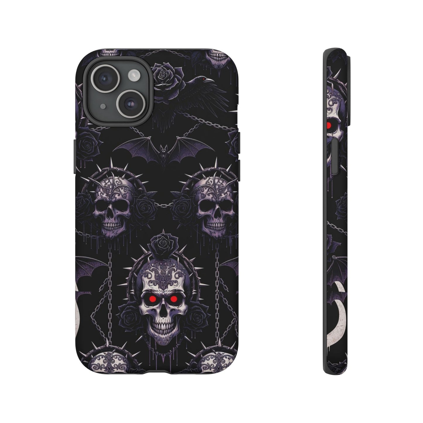 Skull & Red-Eye Gothic Phone Case