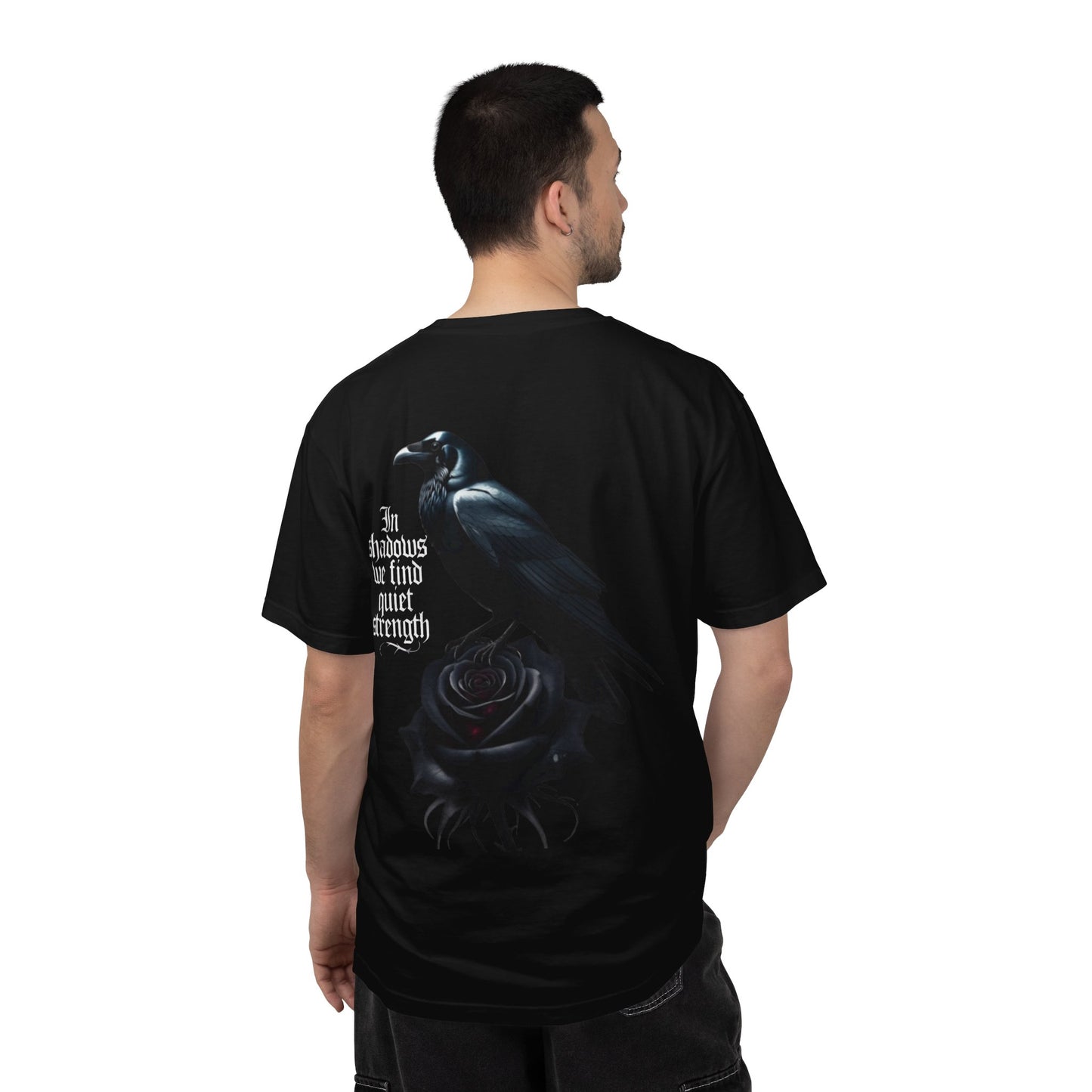 Gothic Rose & Raven T-Shirt — "The Lost Ones"