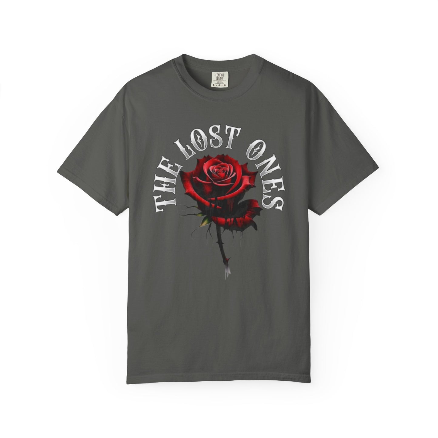 Gothic Rose & Raven T-Shirt — "The Lost Ones"