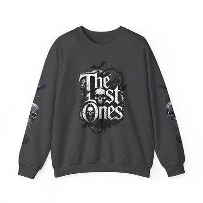 Crewneck Sweatshirt — "The Lost Ones" Gothic Skull & Bats Pullover