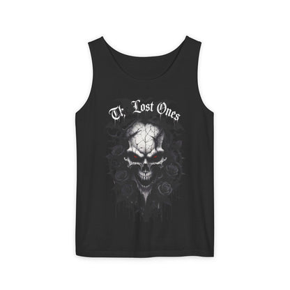 Skull & Bats Tank Top — Gothic Horror Graphic