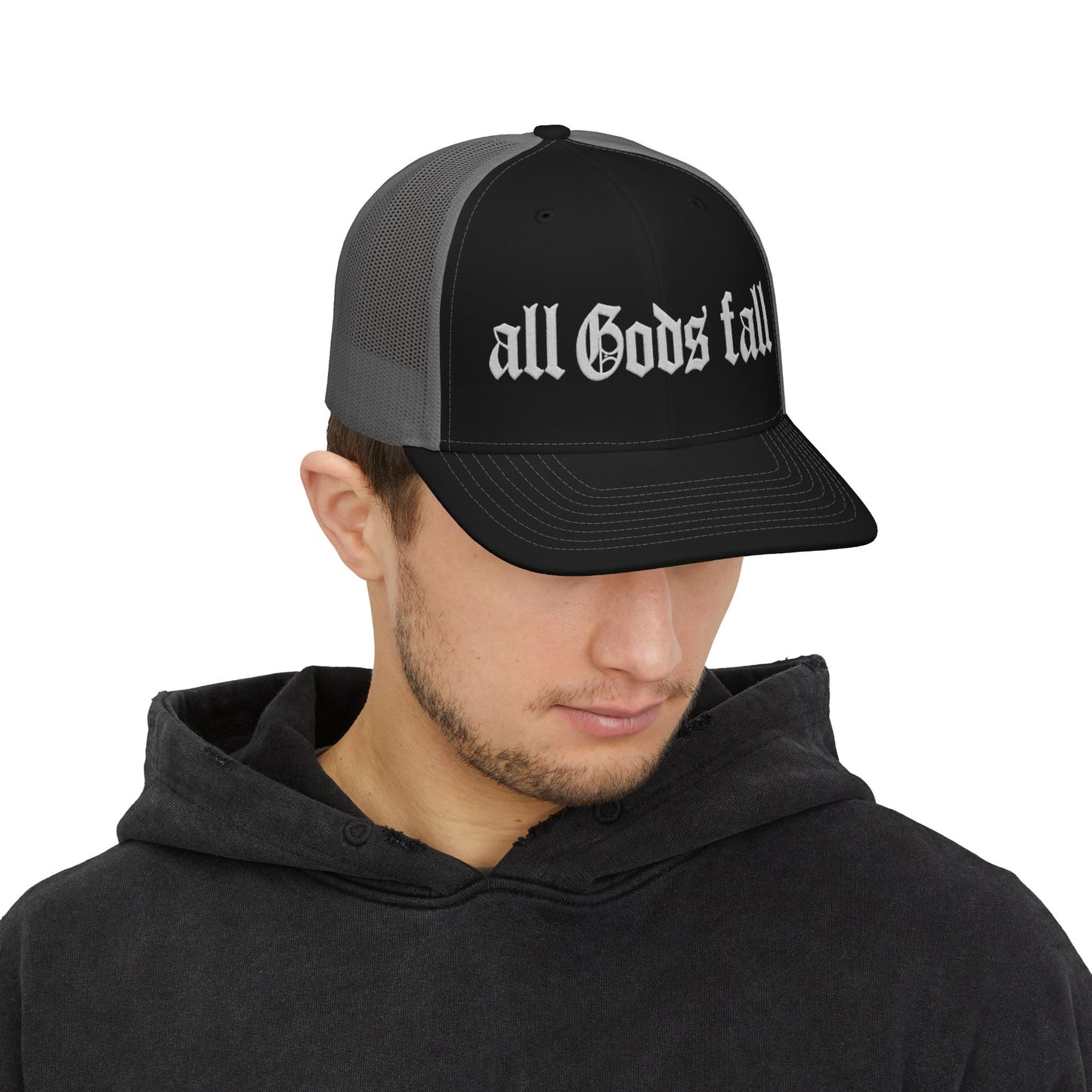 Trucker Cap — "all Gods fall" Gothic Snapback
