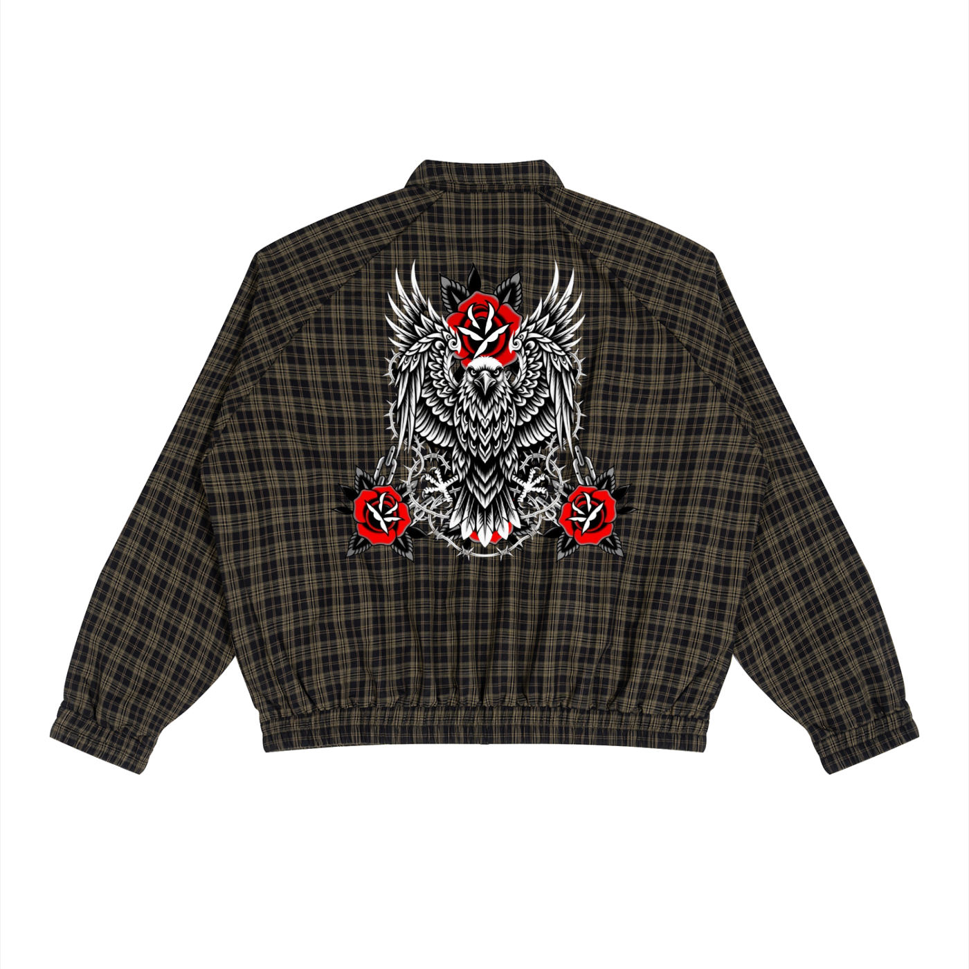 Trad Plaid Full-Zip Track Jacket