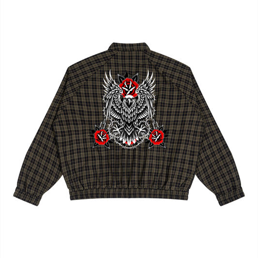 Trad Plaid Full-Zip Track Jacket