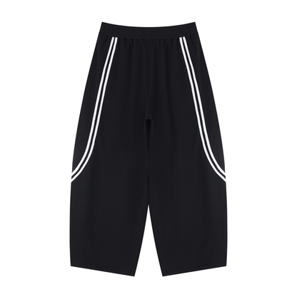 Wide Leg Piping Sweatpants