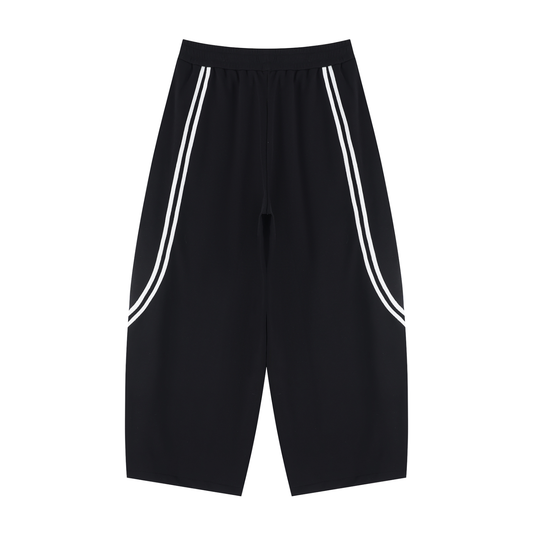 Wide Leg Piping Sweatpants