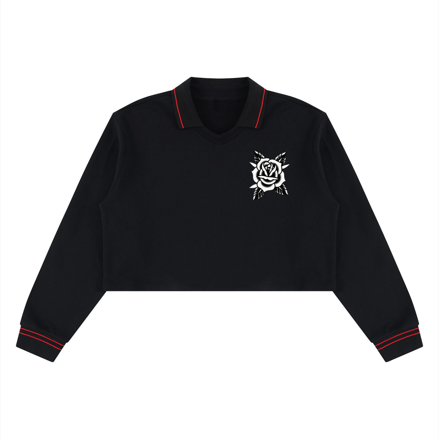 Women’s Crop Collared Sweatshirt