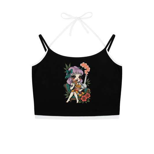 Munchies Contrast Halter Top