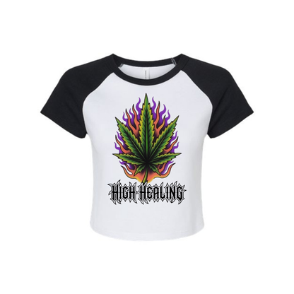 High Healing Raglan Baby Tee