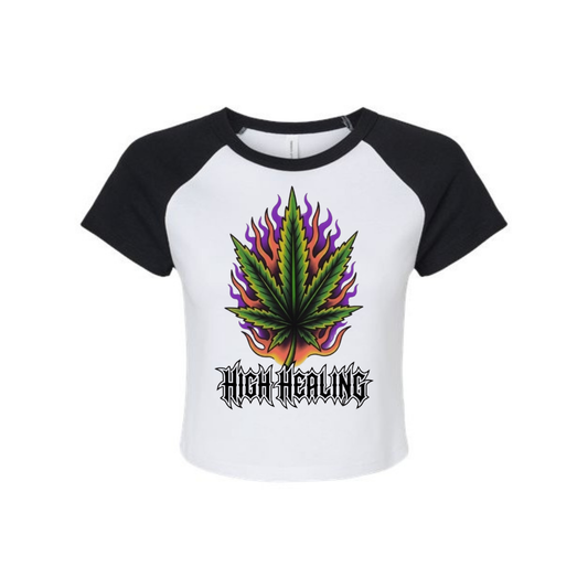 High Healing Raglan Baby Tee